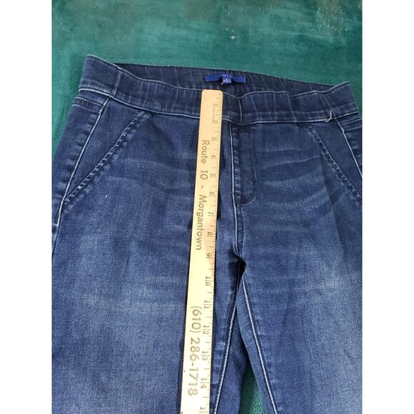 Apt 9 Jeans Size 8 Womens Blue Stretch Pull On Pants Ladies Mid Rise Skinny - Picture 6 of 11